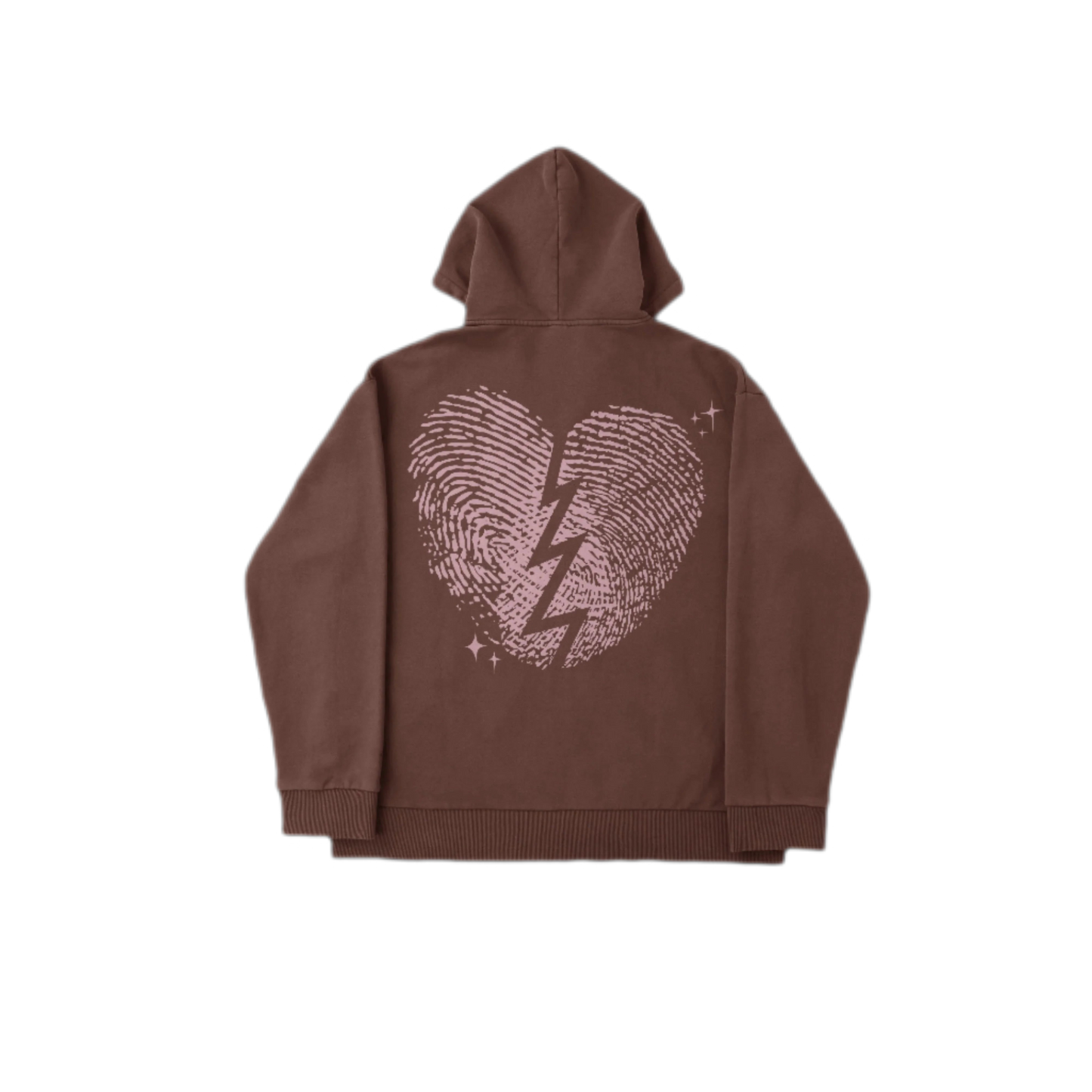 No Luv Hoodie- Brown