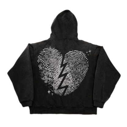 No Luv Hoodie- Black