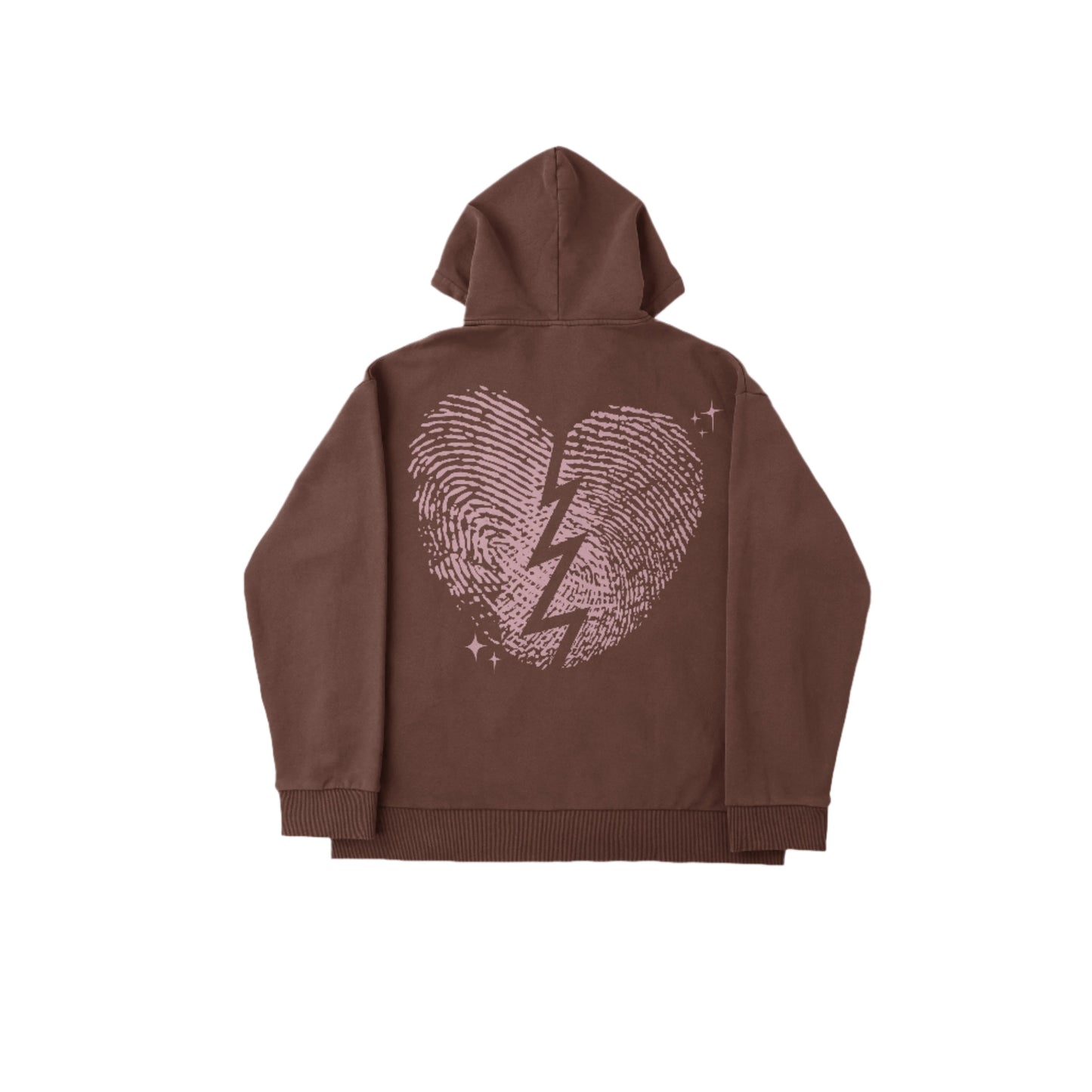 No Luv Hoodie- Brown